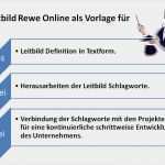 Leitbild Vorlage Beste Leitbild Rewe Line Als Vorlage