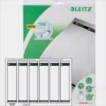 Leitz 1686 Vorlage Download Luxus Leitz 1686 Grau Rückenschilder 39 X 192mm 150 Böttcher Ag