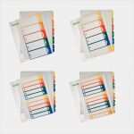 Leitz Register 1 10 Vorlage Großartig Register Leitz Pc Beschriftbar 1 5 1291 1 6 1292 1 10