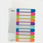 Leitz Register Vorlage Word Genial Leitz Wow Index Divider A4 Maxi 1 10 Tab Set