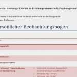 Lerntagebuch Uni Vorlage Neu Hospitation