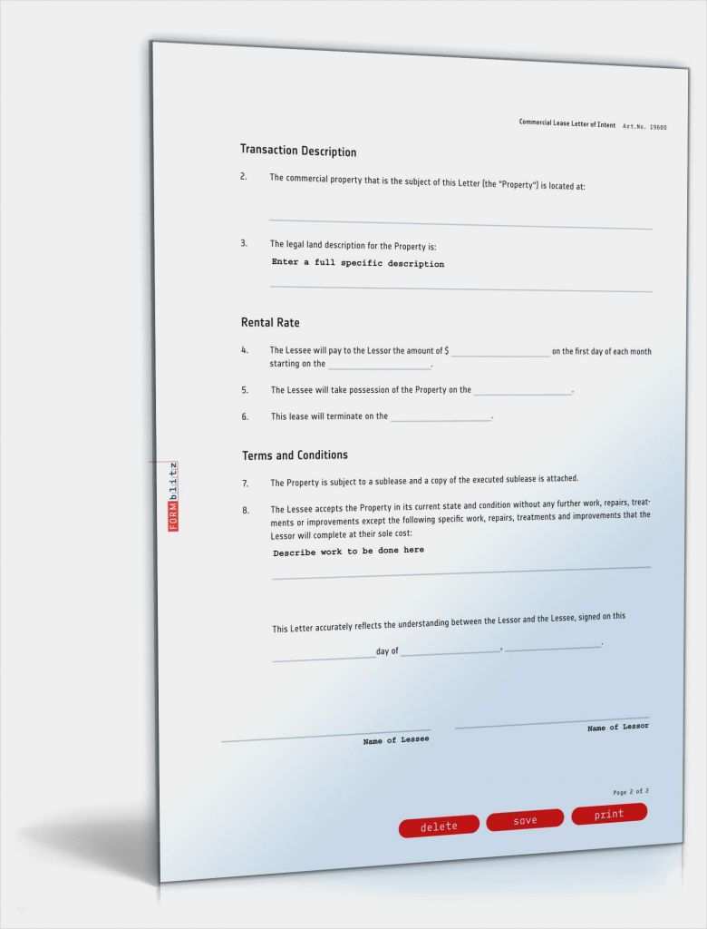 Letter Of Intent Vorlage Angenehm Absichtserklärung Mietvertrag Englisch Vorlage Nach Us Recht