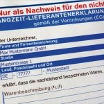 Lieferantenerklärung Vorlage Word Großartig Zoll Le Lieferantenerklärung Als Word Plugin