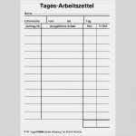 Lieferschein Vorlage Blanko Pdf Wunderbar Tageslohnzettel 50 Blatt Block