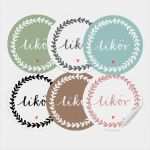 Likör Etiketten Vorlagen Luxus 24 Pastellfarbene Likör Etiketten Rund 40mm Eine Der