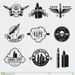 Liquid Etiketten Vorlage Pdf Großartig Satz Vape Ezigarette Versinnbildlicht Aufkleber Drucke