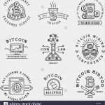 Logo Design Vorlagen Best Of Bitcoin Logo Vorlagen Eingestellt Kryptowährung Abzeichen