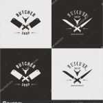 Logo Design Vorlagen Genial Satz Von Metzgerei Logo Vorlagen Metzgerei Etiketten Mit