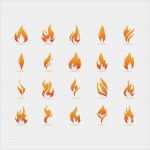 Logo Psd Vorlagen Elegant Feuer Flammen Vektoren Fotos Und Psd Dateien