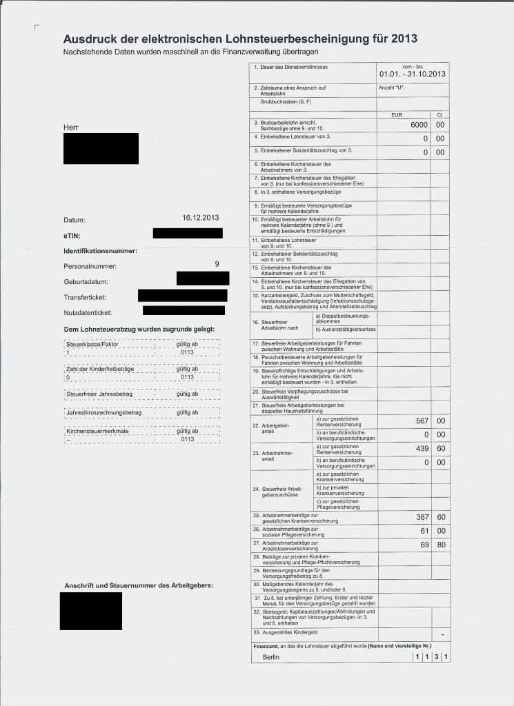 Lohnzettel Vorlage Pdf Erstaunlich Keine Lohnsteuer Bei 600€ Monatlich Wie ist Das Möglich