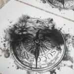 Löwe Tattoo Vorlage Erstaunlich Tattoo Kompass Löwe Key to Success