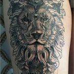 Löwe Tattoo Vorlage Genial Finally ️ Inked Tattoo Lion Mandala Löwe Oberschenkel