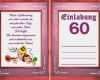 Lustige Einladung Zum 60 Geburtstag Vorlagen Fabelhaft 60 Geburtstag Einladung