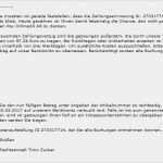 Mahnung Betriebskosten Vorlage Schönste Achtung Pay Line24 Ag Verschickt Wieder Fake Mahnungen