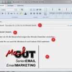 Mail Vorlage Erstellen Neu Mailout Serien E Mail Mit Windows Live Mail Vorlage