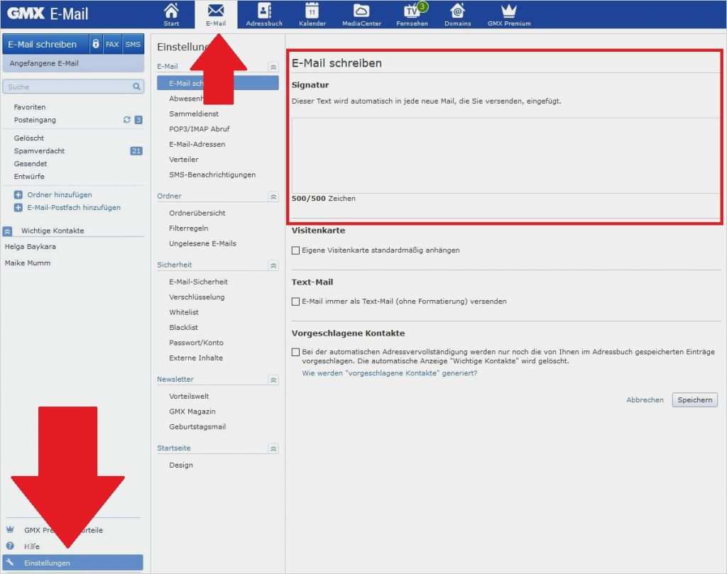 Mail Vorlage Erstellen Schön E Mail Signatur Erstellen so Geht’s In Gmx Web Und Co