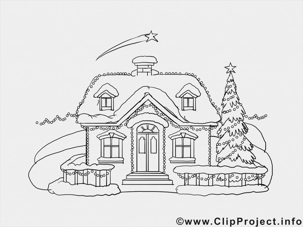 Mal Bilder Vorlagen Neu Mal Vorlage Haus Im Winter