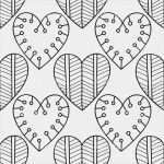Malbuch Vorlagen Zum Ausdrucken Beste Nahtlose Muster Schwarz Weiß Mit Dekorativen Herzen Für