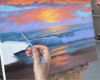 Malen Mit Acryl Vorlagen Großartig Wie Malt Man Einen Tropischen Strand Bei sonnenuntergang