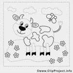 Malen Nach Zahlen Vorlagen Ausdrucken Gratis Erstaunlich Zahlenbild Lustige Kuh Auf Der Wiese Zum Ausdrucken