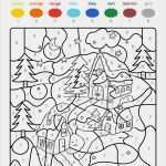 Malen Nach Zahlen Vorlagen Selbst Erstellen Best Of Coloriage Magique D Un Paysage D Hiver