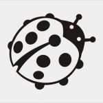 Marienkäfer Vorlage Zum Ausdrucken Großartig Marienkäfer Clipart Schwarz Weiß