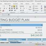 Marketing Budget Vorlage Beste Freie Meeting Bewerb Bud Vorlage Für Excel 2013