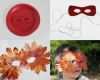 Masken Basteln Mit Kindern Vorlagen Angenehm Maske Aus Pappteller Und Herbstblättern Kinder
