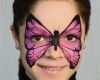 Masken Schminken Vorlagen Best Of so Schminken Sie Einen Farbenfrohen Schmetterling Auf