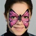 Masken Schminken Vorlagen Best Of so Schminken Sie Einen Farbenfrohen Schmetterling Auf