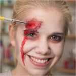 Masken Schminken Vorlagen Erstaunlich Zombie Schminken Halloween Zombie Schminken 28 Coole