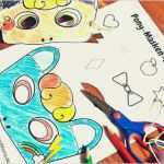 Masken Vorlagen Zum Ausdrucken Kostenlos Beste Pony Maske Selbst Gestalten Free Printable