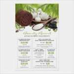 Massage Flyer Vorlagen Luxus Customizable Pre Filled Spa Massage Salon Coupons Flyer