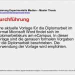 Master thesis Vorlage Erstaunlich Masterklasse Experimentelle Me N Master thesis