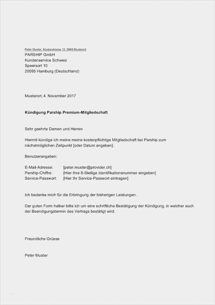 Maxdome Kündigen Email Vorlage Hübsch Parship Kündigen Vorlage formular Schweiz