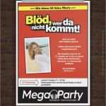 Medi Markt Vorlagen Fabelhaft Drucke Selbst Megaparty Einladung Blöd Wer Da Nicht Kommt