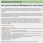 Mediaplan Unter Excel Vorlage Inspiration Genial Einfache Mediaplan Pro Unter Excel Me Nplanung