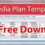 Mediaplan Unter Excel Vorlage Schönste Free Media Plan Template