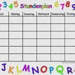 Medienkonzept Grundschule Bayern Vorlage Inspiration Stundenplan Vorlage Grundschule Süß Obst Und