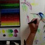 Mein Kreativ atelier Nr 35 Vorlagen Hübsch Malen Mit Aquarellstiften Kolibri Mein Kreativ atelier