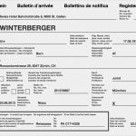 Meldeschein Hotel Vorlage Neu Der Schweizer Meldeschein Online Erfassen Pdf Drucken