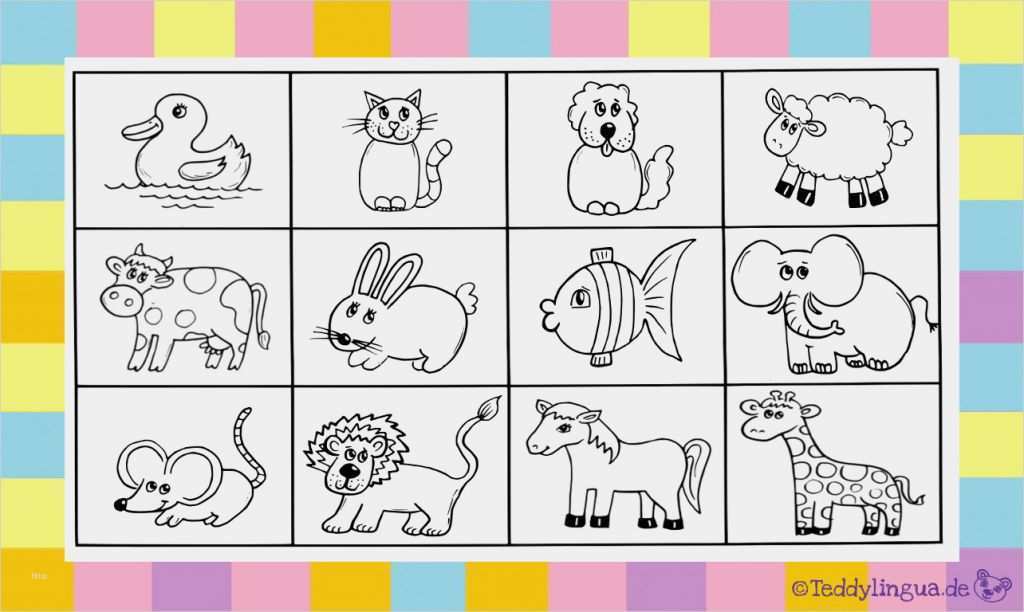 Memory Bilder Vorlagen Erstaunlich Tierlotto 1