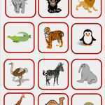 Memory Bilder Vorlagen Süß Bildkarten Zootiere Sprache Madoo