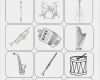 Memory Vorlage Pdf Erstaunlich Bildkarten Instrumente Diverses Madoo