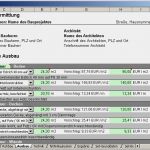 Mengenermittlung Excel Vorlage Erstaunlich Baukosten Wohnhaus software