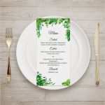 Menü Tischkarten Vorlagen Schönste 41 Besten Wedding Menu Bilder Auf Pinterest