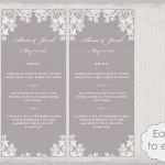 Menü Vorlage Hochzeit Fabelhaft Hochzeit Menü Vorlage Floraler Spitze Druckbare