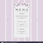 Menü Vorlage Hochzeit Genial Purple Watercolor Flowers Stockfotos & Purple Watercolor