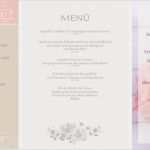 Menükarte Buffet Vorlage Großartig Menükarten Zur Hochzeit
