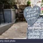 Menükarte Herbst Vorlage Schönste Fish Restaurant Menu Card Stockfotos & Fish Restaurant